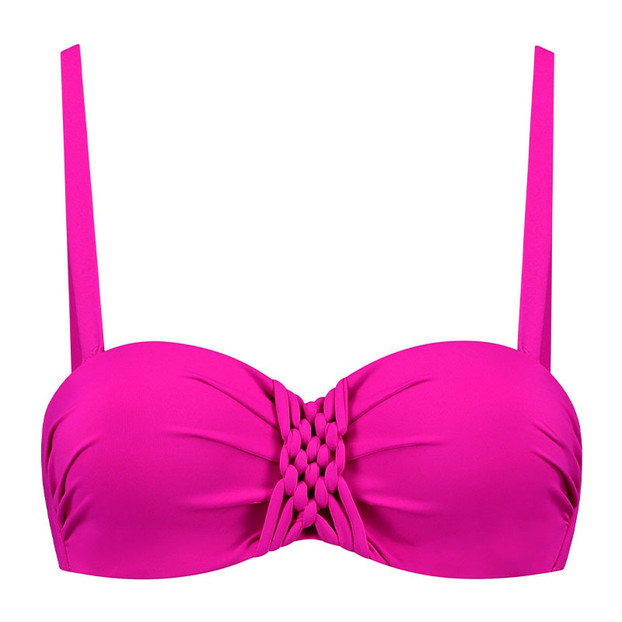 Cyell Badmode Framboise Bandeau Bikinitop
