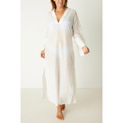 Annadiva Swim French Souvenir Kaftan Off White