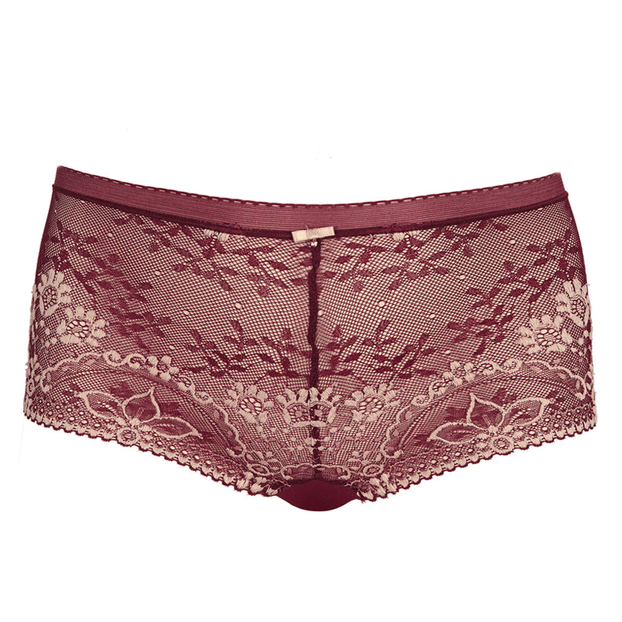Wacoal Frivole Dames short Merlot