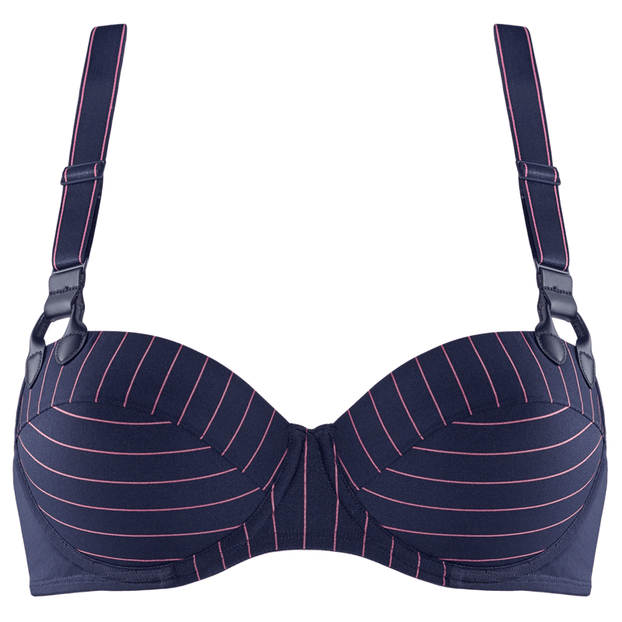 Marlies Dekkers Gloria Balconette BH Maritime Blue & Shocking Pink