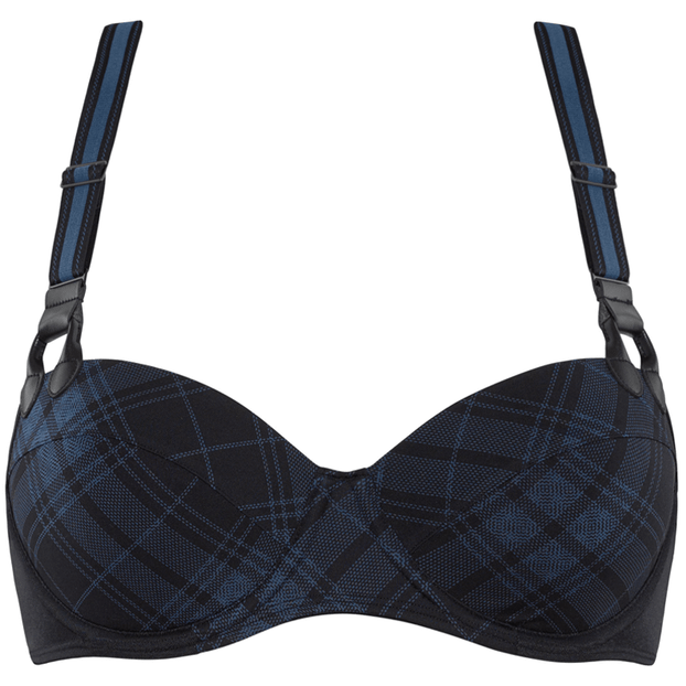 Marlies Dekkers Gloria Balconette BH Black & Isignia Blue