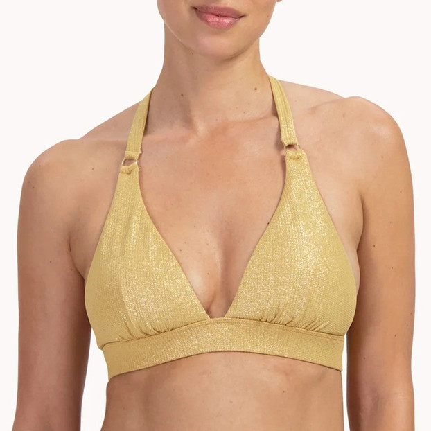 Cyell Golden Hour Triangle Bikinitop Golden Hour