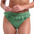 Green Shimmer High Waist Bikinibroekje