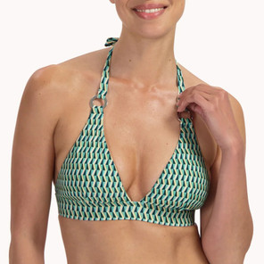 Cyell Groovy Graphic Triangle Bikinitop