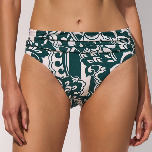 Maryan Mehlhorn Halcyon Hoog Bikinibroekje Creamteal