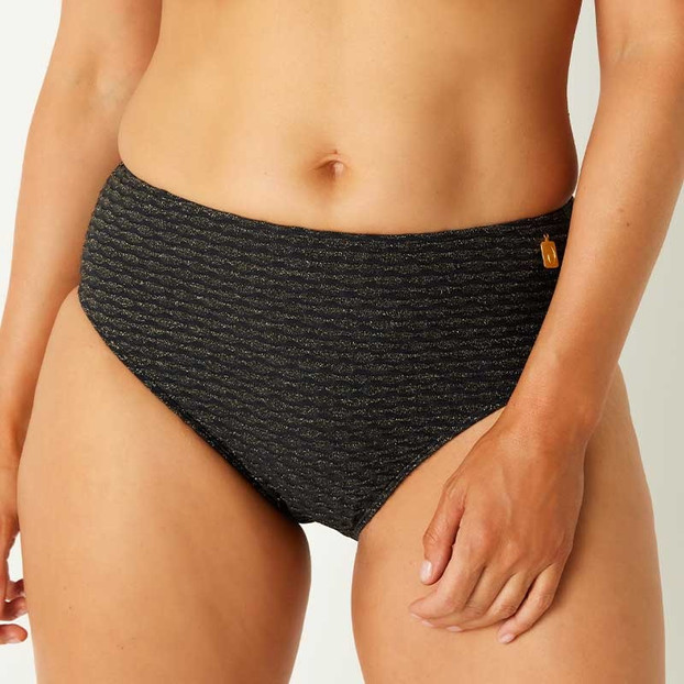 Annadiva Swim Indian Ocean Hoog Bikinibroekje Black