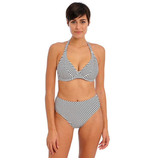 Freya Swim Jewel Cove Halter Bikinitop Stripe Black