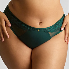 Sculptresse Josephine High Leg Slip Forest Green