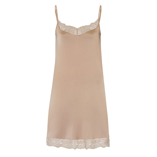 Hanro Josephine Nachtjurkje Deep Taupe 