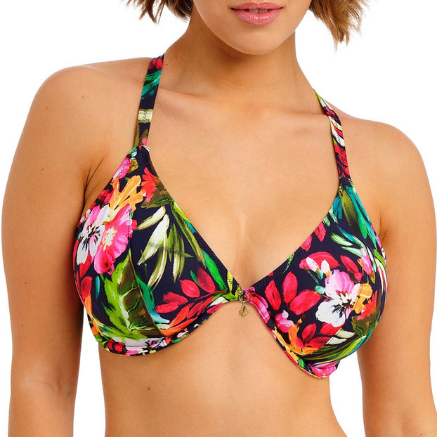 Freya Swim Kailua Shores Plunge Bikinitop Midnight