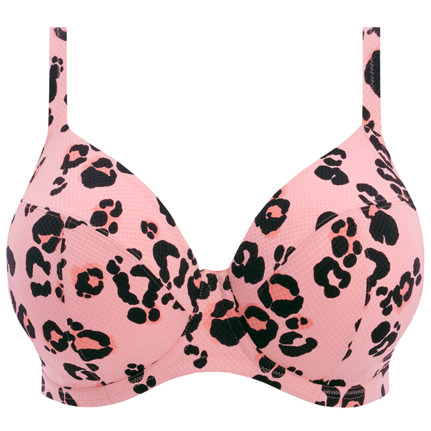 Elomi Swim Kambuku Plunge Bikinitop Pink