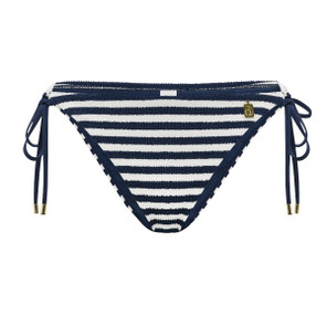 Annadiva Swim Navy Stripes Strikbroekje Blue
