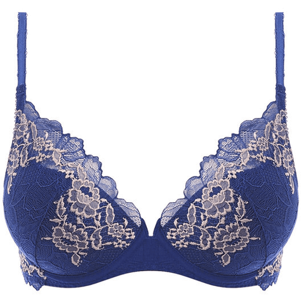 Wacoal Lace Perfection Push-up BH Sapphire