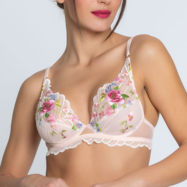 Lise Charmel Libertine En Fleurs Plunge BH Libre Eclosion