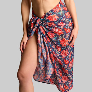 Panache Swim Liliflora Sarong Liliflora Print