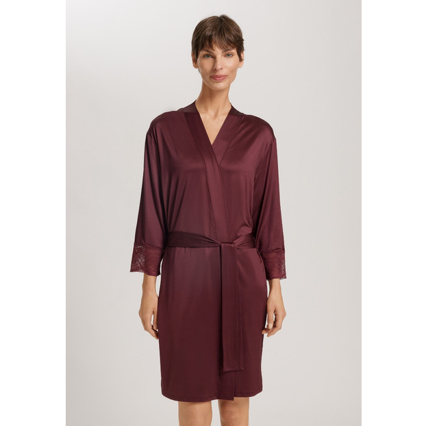 Hanro Lilith Kimono Vivid Brown