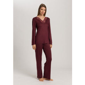 Hanro Lilith Pyjamaset Vivid Brown