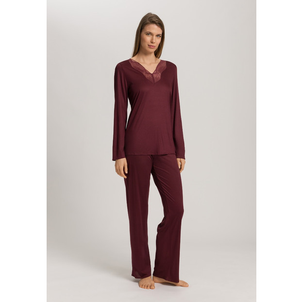 Hanro Lilith Pyjamaset Vivid Brown