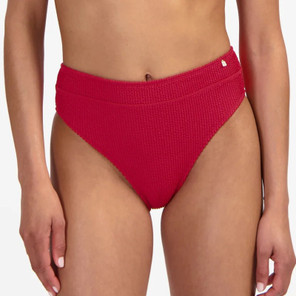 Lipstick Red High Waist Bikinibroekje
