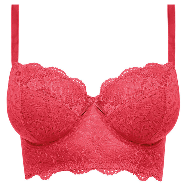 Freya Fancies Longline BH Sugar Coral