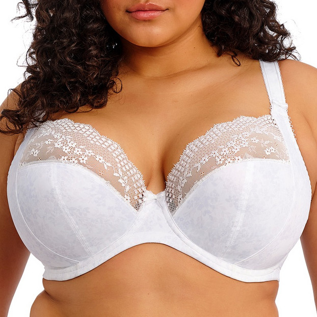 Elomi Lucie Plunge BH White