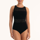 Anita Care Simple Art High Neck Prothese Badpak Zwart 