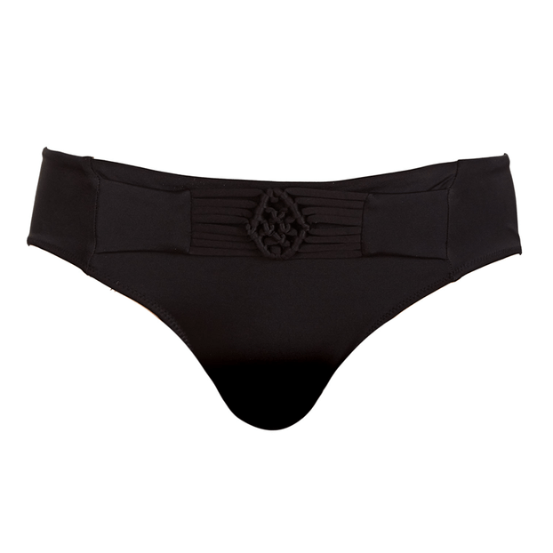 Freya Swim Macrame Bikinibroekje Black