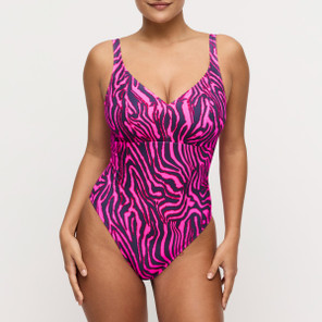 Primadonna Swim Malabo Badpak Hot Pink Zebra