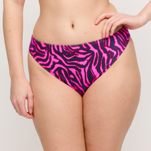 Primadonna Swim Malabo Brazilian Bikinibroekje Hot Pink Zebra