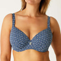Marrakesh Blue Voorgevormde Balconette Bikinitop