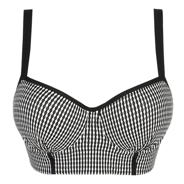 PrimaDonna Swim Atlas Longline Bikinitop Zwart