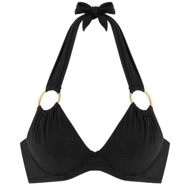 Pain De Sucre Clotie Halter Bikinitop Noir