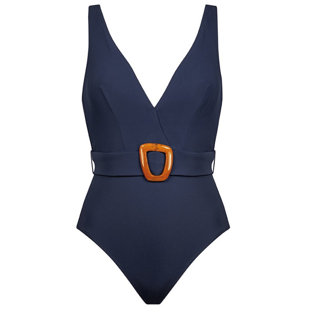 Maryan Mehlhorn Nomade Badpak Met V-hals Nocturne Clay