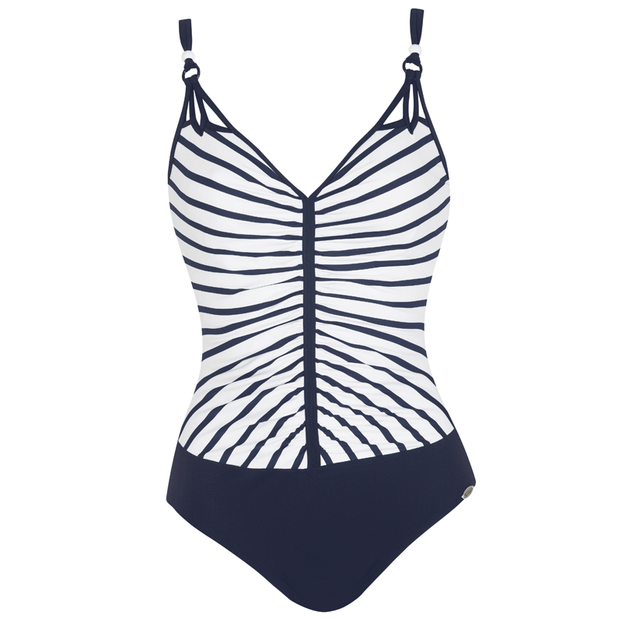 Sunflair Badpak Nachtblauw Streep