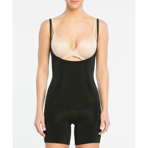 Spanx Oncore Open-Bust Bodysuit Very Black