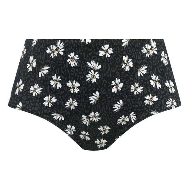 Elomi Badmode Plain Sailing Hoog Bikinibroekje Black Daisy