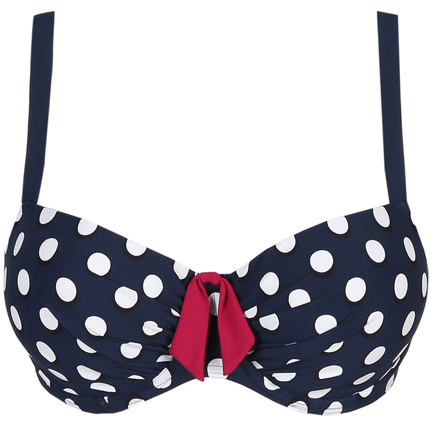 PrimaDonna Swim Pop Voorgevormde Balconette Bikinitop Blue Eclipse