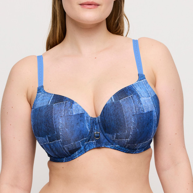Primadonna Twist Mauna Hartvorm BH Twill Blue