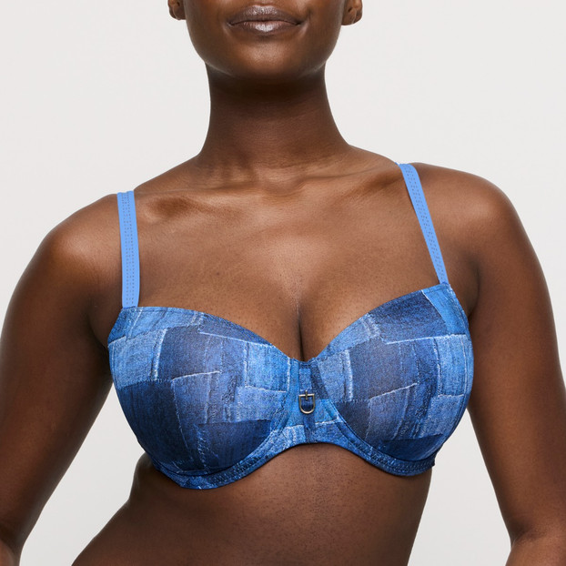 Primadonna Twist Mauna Voorgevormde Balconette BH Twill Blue