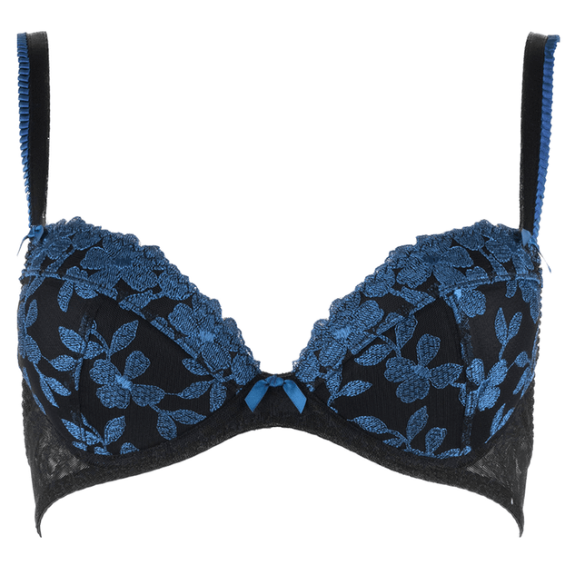 Aubade Femme Charmeuse Push-up BH Blue Velvet