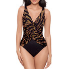 Miraclesuit Raya De Safari Charmer Badpak Black Brown