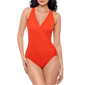 Miraclesuit Rock Solid Wrapsody Badpak Arancio