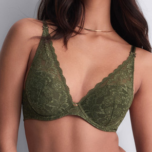 Aubade Rosessence Voorgevormde Plunge BH Moss