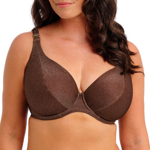 Fantasie Swim Sabana Plunge Bikinitop Chestnut Sparkle