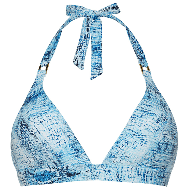 Cyell Sahara Blue Triangle Bikinitop Blauw