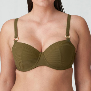 PrimaDonna Swim Sahara Voorgevormde Balconette Bikinitop Olive