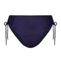 Satin Navy Verstelbaar Hoog Bikinibroekje