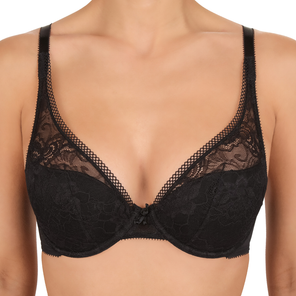 Conturelle Secret Garden Plunge BH Black