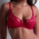 Aubade Sense Of Illusion Beugel BH Red Berry
