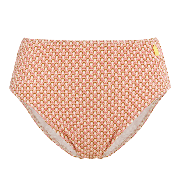 Annadiva Swim Seventies Hoog Bikinibroekje Blush